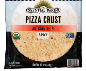 The Essential Baking Company: Organic Pizza Crust Artisan Thin, 12 Oz