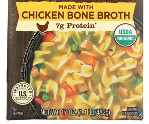 Pacific Foods: Soup Chkn Ndl Bone Br Org, 17 Oz - RubertOrganics