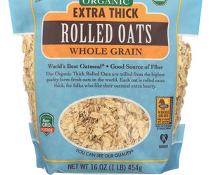 Bobs Red Mill: Organic Extra Thick Rolled Oats, 16 Oz
