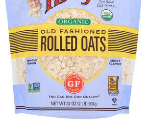 Bobs Red Mill: Gluten Free Organic Old Fashioned Rolled Oats, 32 Oz