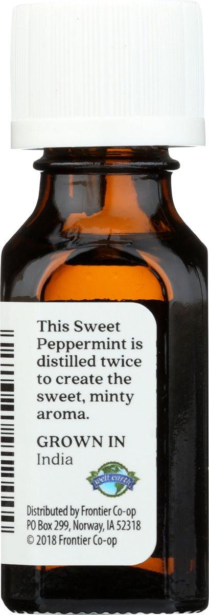 Aura Cacia: Sweet Peppermint Essential Oil, 0.5 Oz - RubertOrganics