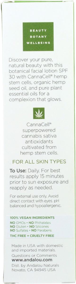 Andalou Naturals: Lotion Canncell Sun Spf30, 2.7 Fo - RubertOrganics