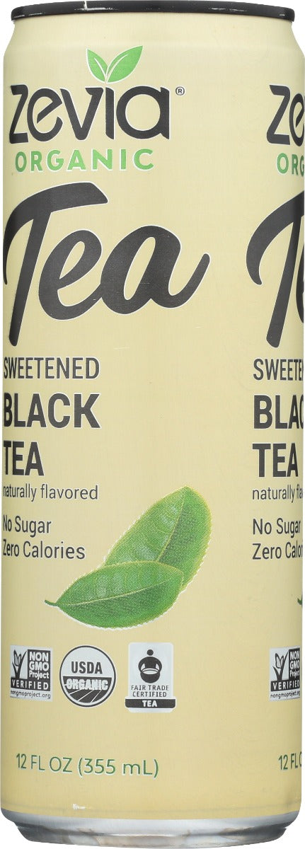 Zevia: Organic Black Tea, 12 Fo