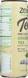 Zevia: Organic Green Tea, 12 Fo