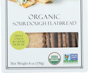 Rustic Bakery: Flatbread Swt Onion Creme, 6 Oz