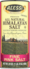Alessi: Himalayan Salt Pnk Fine, 24 Oz - RubertOrganics
