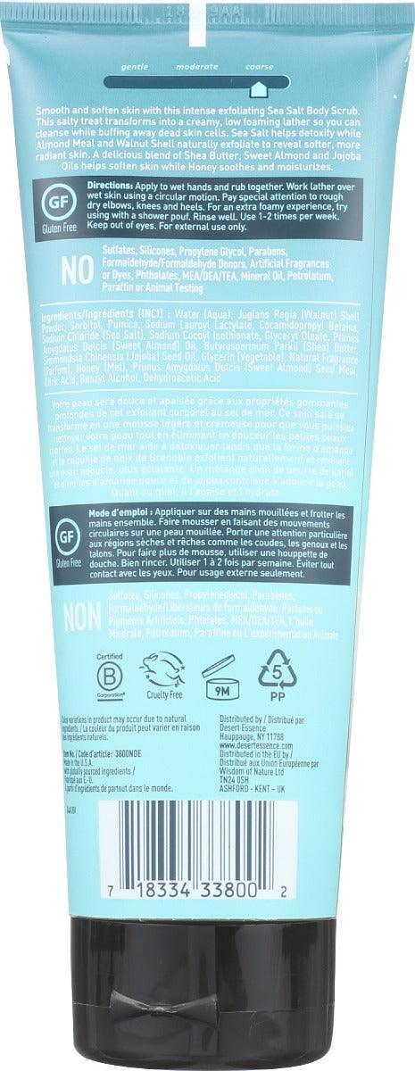 Desert Essence: Detoxifying Sea Salt Body Scrub, 6.7 Fo - RubertOrganics