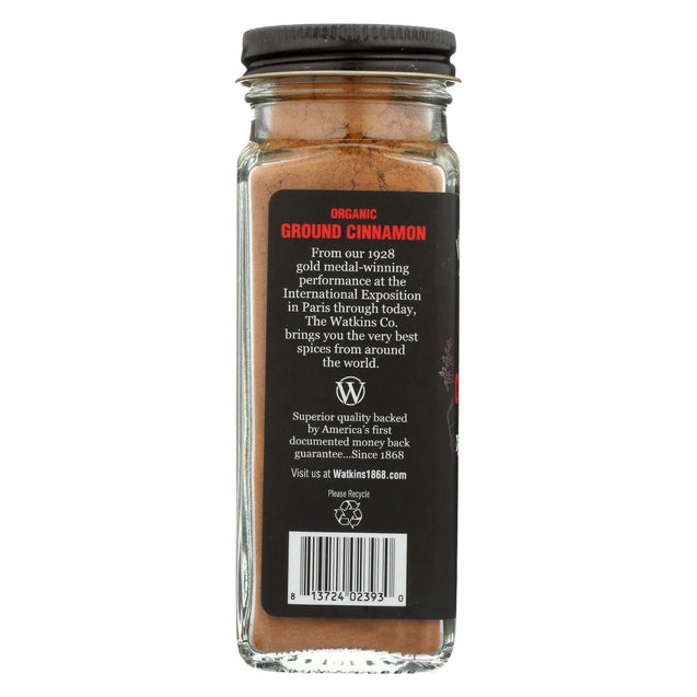 Watkins: Organic Ground Cinnamon, 2.5 Oz