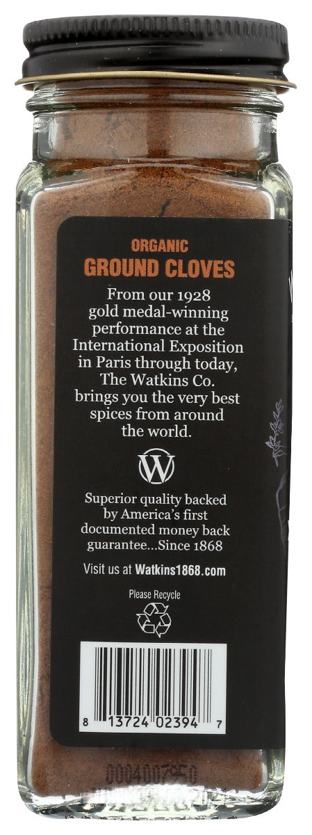 Watkins: Organic Ground Cloves, 2.4 Oz