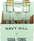 Navy Hill: Soda Tonic Juniper 4 Count, 33.8 Fo