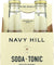 Navy Hill: Soda Tonic Ginger 4 Count, 33.8 Fo