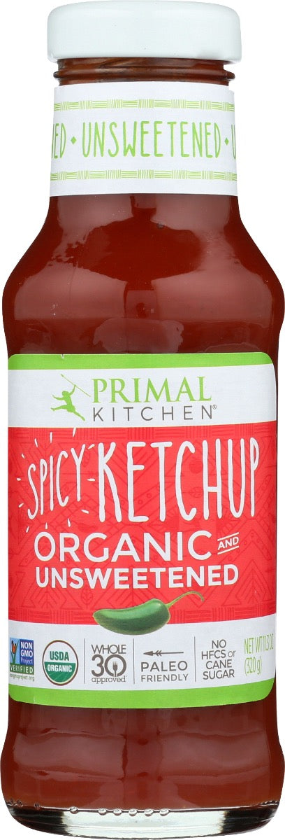 Primal Kitchen: Ketchup Unswtnd Spicy Org, 11.3 Oz