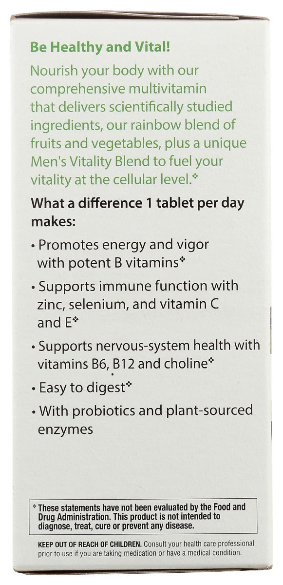 Rainbow Light Vibrance: Mens One Multivitamin, 120 Cp