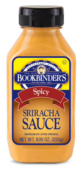 Bookbinders: Spicy Sriracha Sauce, 9 Oz - RubertOrganics