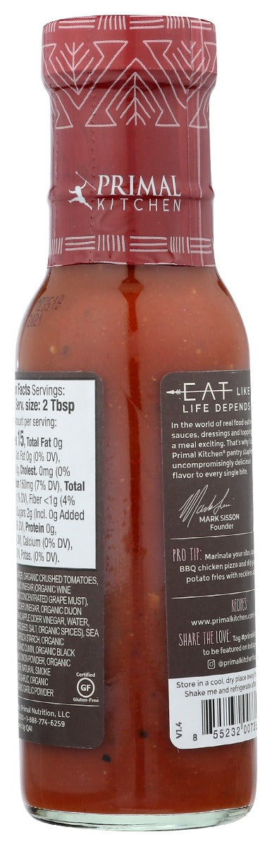 Primal Kitchen: Organic And Unsweetened Classic Bbq Sauce, 8.5 Oz