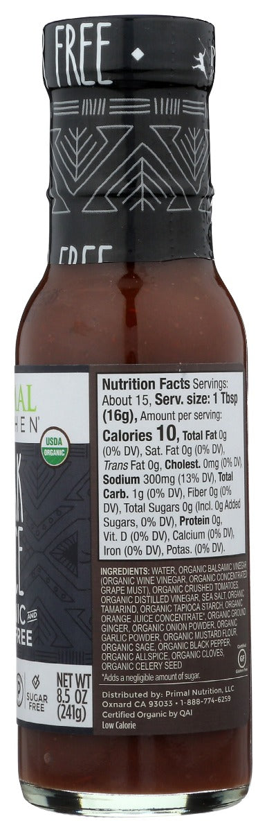 Primal Kitchen: Organic And Sugar Free Steak Sauce, 8.5 Oz