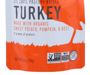 Serenity Kids: Pasture Raised Turkey With Organic Pumpkin & Beets Baby Food, 3.5 Oz