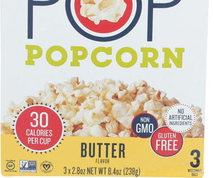 Skinny Pop: Butter Microwave Popcorn, 8.4 Oz