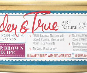 Tender And True: Cat Fd Chicken & Brn Rice, 5.5 Oz
