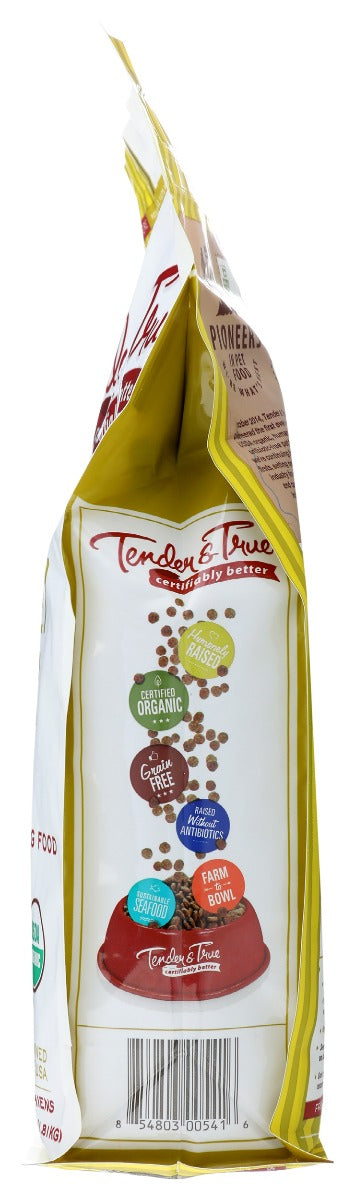 Tender And True: Organic Turkey And Liver Dry Dog Food, 4 Lb