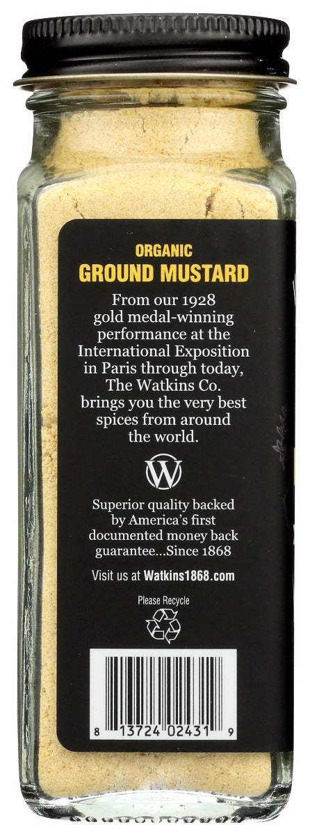 Watkins: Organic Ground Yellow Mustard, 2.6 Oz