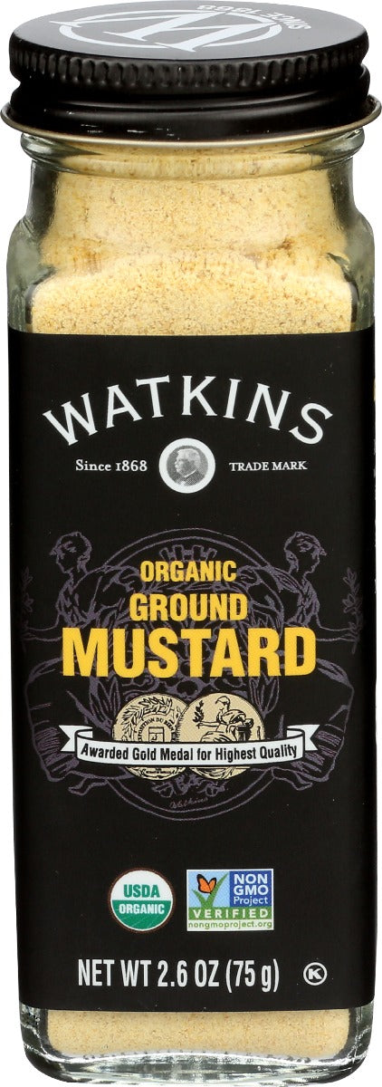 Watkins: Organic Ground Yellow Mustard, 2.6 Oz