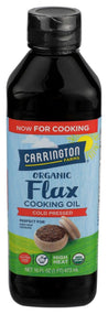 Carrington Farms: Organic Flax Cooking Oil, 16 Fo - RubertOrganics