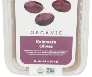 Divina: Organic Kalamata Olives, 4.6 Oz