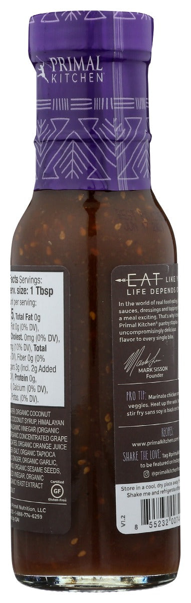 Primal Kitchen: Organic No Soy Teriyaki Sauce And Marinade, 8.5 Oz