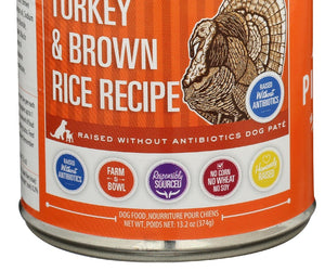 Tender And True: Turkey And Brown Rice Canned Dog Food, 13.2 Oz