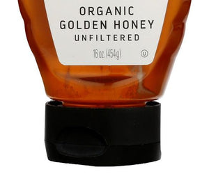 Madhava: Honey Golden Squeeze Org, 16 Oz - RubertOrganics