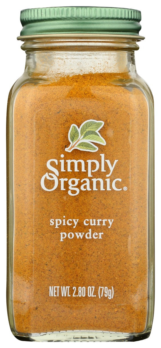 Simply Organic: Powder Curry Spicy Org, 2.8 Oz