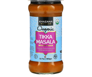Khazana: Organic Tikka Masala Simmer Sauce With Spice Cap, 12.7 Oz