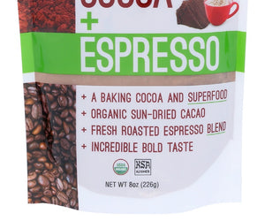Cocoax: Organic Unsweetened Cocoa Espresso, 8 Fo