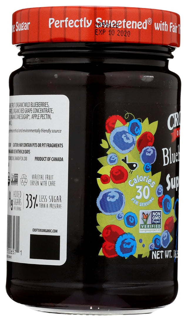 Crofters: Organic Blueberry Blast Superfruit Spread, 16.5 Oz