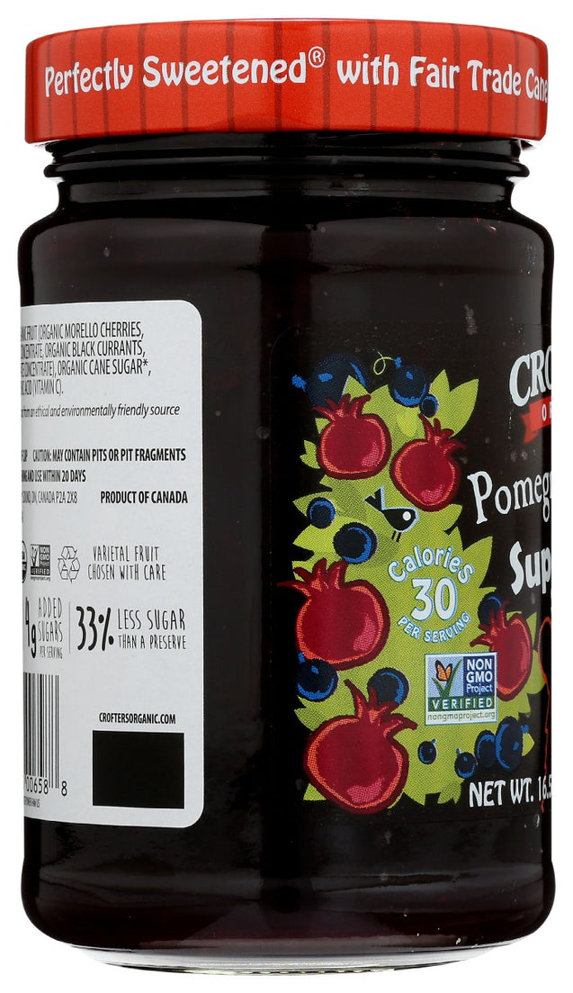 Crofters: Organic Pomegranate Power Superfruit Spread, 16.5 Oz