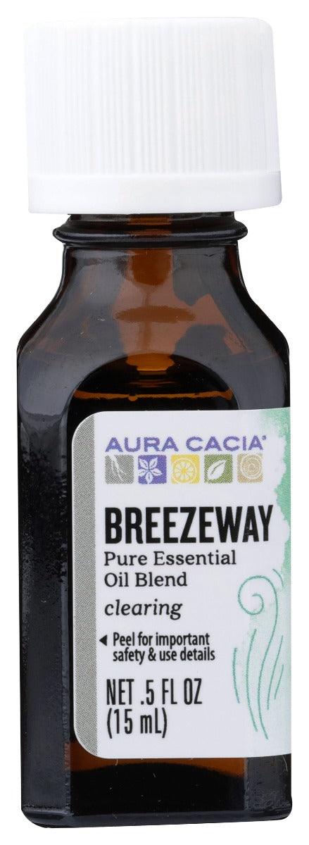 Aura Cacia: Breezeway Pure Essential Oil Blend, 0.5 Oz - RubertOrganics