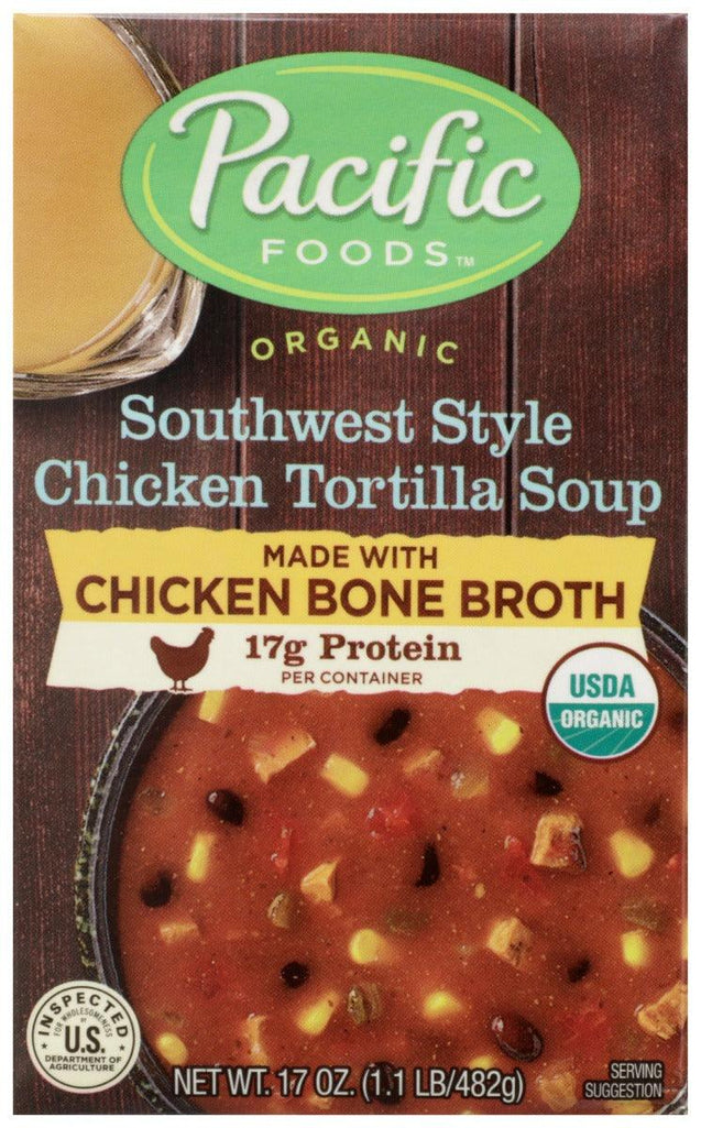 Pacific Foods: Soup Chkn Trtla Bne Broth, 17 Oz - RubertOrganics