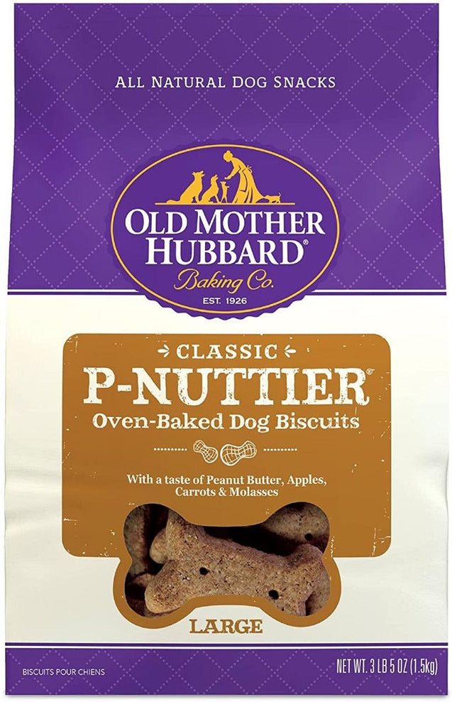 Old Mother Hubbard: P Nuttier Peanut Butter Dog Treats, 3.5 Lb - RubertOrganics