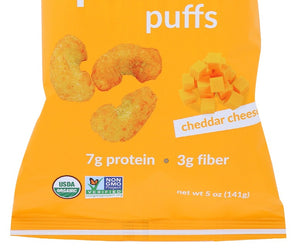 Iwon Organics: Protein Puffs Cheddar Cheese, 5 Oz