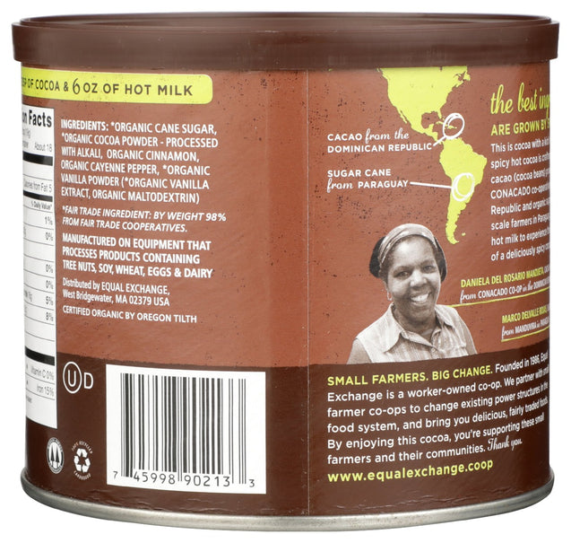 Equal Exchange: Cocoa Mix Hot Spicy Organic, 12 Oz