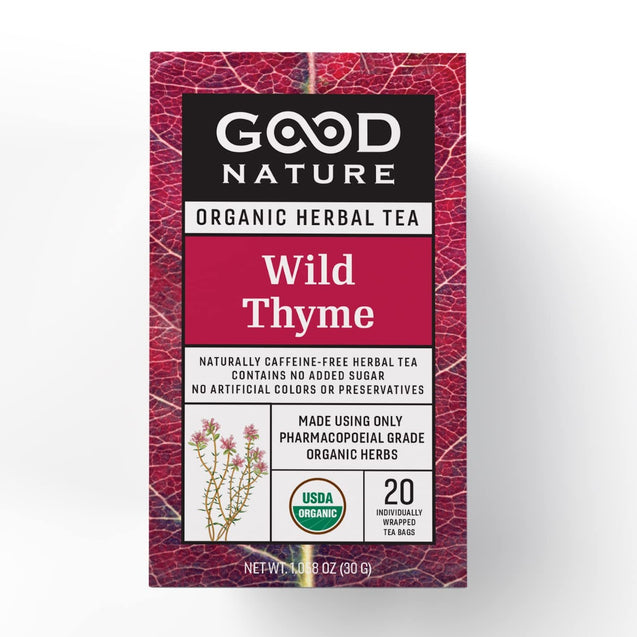 Good Nature: Organic Wild Thyme Tea, 30 Gm