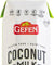 Gefen: Milk Coconut Unswetnd, 33.8 Fo - RubertOrganics