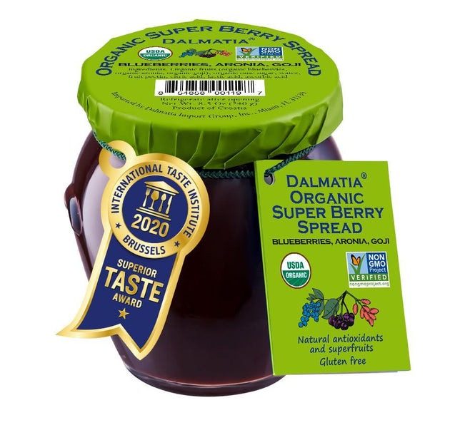Dalmatia: Spread Super Berry, 8.5 Oz - RubertOrganics