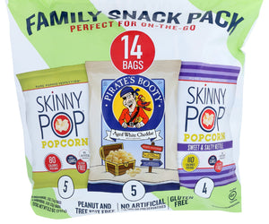 Skinny Pop: Popcorn Family Pack, 8.2 Oz