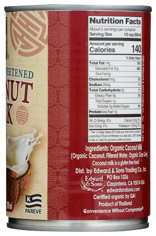 Native Forest: Organic Unsweetened Simple Coconut Milk, 13.5 Oz