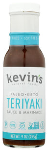 Kevins Natural Foods: Marinade Sauce Teriyaki, 9 Oz - RubertOrganics