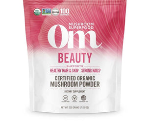 Om Mushrooms: Beauty Strawberry Lemonade, 4 Oz - RubertOrganics