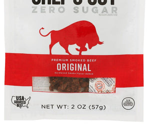 Chefs Cut: Jerky Original Zero Sugar, 2 Oz - RubertOrganics