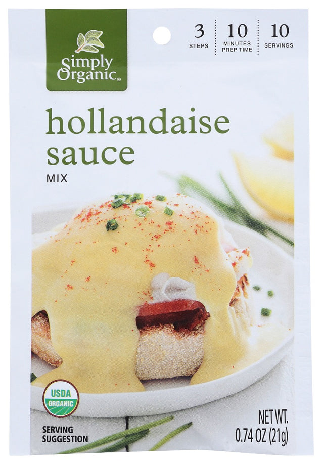 Simply Organic: Sauce Mix Hollandaise Org, 0.74 Oz